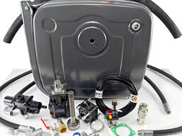 Комплект гідравліки Mix на тягач MAN, Daf, Iveco з КПП ZF, бічний сталевий бак