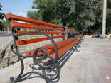 Комплект кованных для скамейки Мария со спинкой без подлокотников тр20х20 200х650х900мм. .. - фото 1