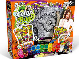 Комплект креативного творчества "My Color Bag" Danko Toys сумка-раскраска (Бабочки). ..