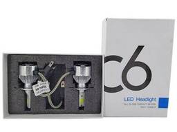Комплект LED ламп C6 HeadLight H7 12v COB