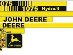 Комплект Наклеек на комбайн John Deere 1075