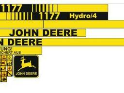 Комплект Наклеек на комбайн John Deere 1177