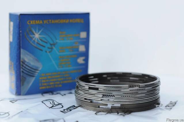 Комплект поршневых колец ЗИЛ-5301/МТЗ 80,82 (хром)