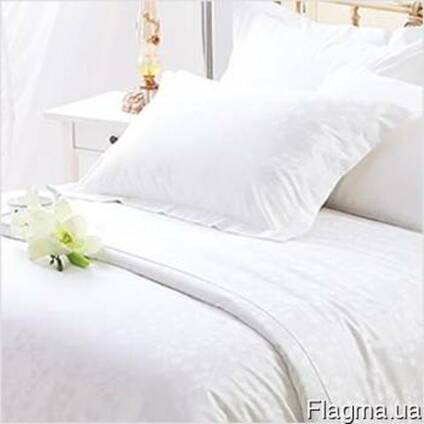 Комплект постельного белья белый двойной