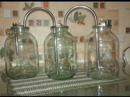 Комплект сухопарник, барботер, дистиллятор, 100% нержавейка