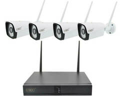 Комплект видеонаблюдения беспроводной DVR KIT CAD Full HD UKC8004/6673