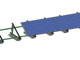 Система крепления на плоскую крышу с балластом (альбом)