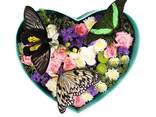 Композиция «Сердце с бабочками»