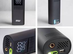Компрессор автомобильный Vitol 3 в 1 Повербанк, Фонарь 7.4V 29.6wh 8000mAh