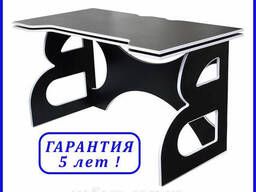 Компьютерный стол с полкой Barsky HG-06 /ПК-01 Homework Game White HG-06