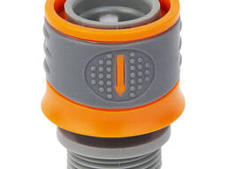 Коннектор ½" быстросъёмный на кран н/р ¾" (ABS+TPR) Flora (5015574)