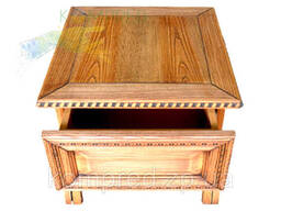 Консольный столик Миднайт (шпон) 500х400х500мм Kompred OL915