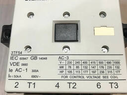 Контактор Siemens 3TF54