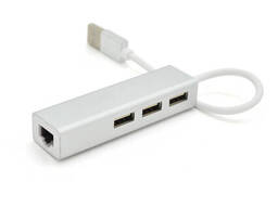 Контроллер USB 2.0 to Ethernet Veggieg U2-3U-S - Сетевой адаптер 10/100Mbps с проводом. ..