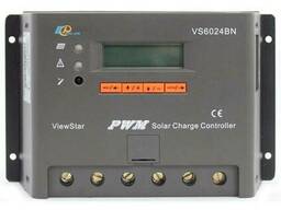 Контроллер, ШИМ 60А 12/24В с дисплеем, (VS6024BN) EPSolar