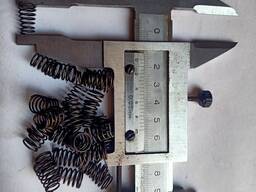 Конусная пружина, крученая