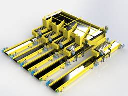 Система / Лінія стрічкових та роликових конвеєрів для сортування пошти та багажу