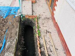 Копка сливных ям септиков траншей