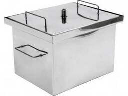 Коптильня горячего копчения малая (нержавейка) и 2 кг щепы