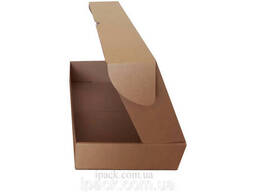 Коробка картонная самосборная 500х240х130 мм бурая трехслойный картон Т-22С