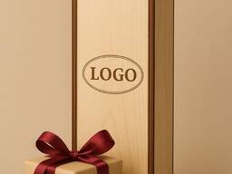 Коробки дерев'яні під алкоголь | Подарункова упаковка для пляшок