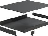 Корпус металлический MiBox Rack 1U, модель MB-1520SP (Ш483(432) Г522 В44) черный - фото 2