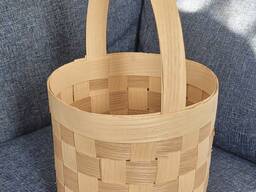 Корзина плетена (шпон)