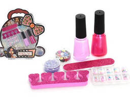 Косметика Bambi набор для маникюра, лак 2 шт, накладные ногти (LD6126)