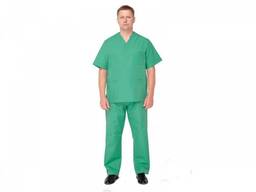 Костюм модельний медичний чоловічий зелений