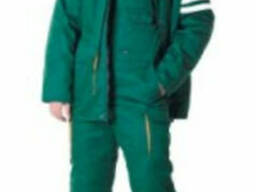Костюм "Лидерский", зимний, рабочий, куртка, полукомбинезон
