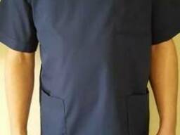 Медицинский костюм мужской. Ткань батист (рубашка).