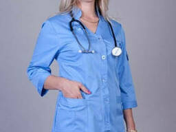 Костюм медицинский женский, стильная спецодежда