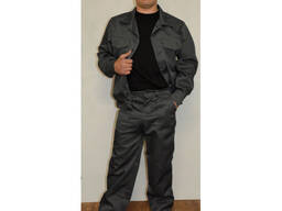 Костюм модельний сірий, тканина грета