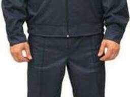 Костюм охранника 'Плаза' (куртка брюки) цвет т. синий