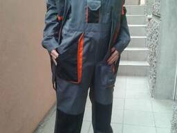 Костюм рабочий трехцветный "Хамелеон" куртка полукомбинезон