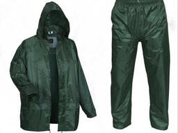 Костюм влагозащитный зеленый ПВХ (куртка и брюки)