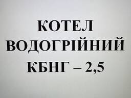 Котел КБНГ-2,5