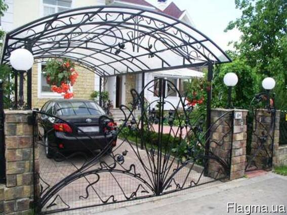Металлоконструкции, сварные навесы, откатные ворота на заказ Гостомель, Ворзель, Ирпень,