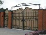 Кованые изделия Киев, ворота, калитки, забор из профнастила - фото 1