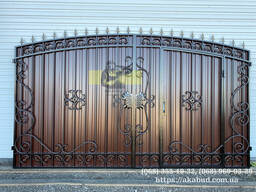 Кованые заборы, ворота с калиткой