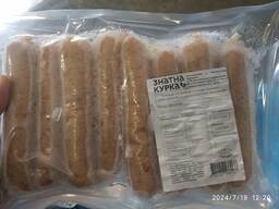 Ковбаски курячі охолоджені та заморожені