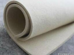 Войлок светло-бежевый толщина 5мм ширина 90см