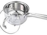 Ковш с крышкой Bohmann BH-3138-14 14 см 1.2 л серебристый - фото 3