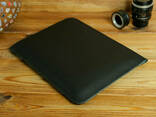 Кожаный чехол для MacBook на молнии, с войлочной подкладкой, кожа Grand, цвет Черный - фото 1