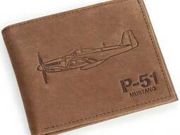 Кожаный кошелек Boeing P-51 Mustang Leather Wallet