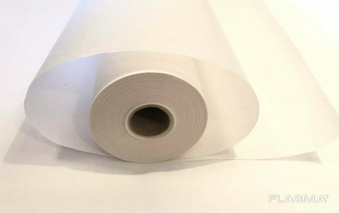Папір пакувальний біла крафт рулон 60 см*80 метрів, щільність 40 г/м2, марка БУП Білорусь