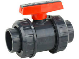 Кран шаровый ПВХ (ДУ 20 - 110)