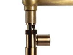 Кран угловой под ТЭН 1/2"х1/2", бронза, 2шт.