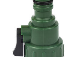 Кран запорный в/р ¾" с адаптером на коннектор ½" (ABS) GRAD (5016985)