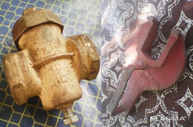 Крани (бронза) РУ 10/40 і метал. 50mm*90mm / 75mm*11.5mm / 75mm*130mm